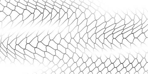 Black nets texture for fishing nets. Simple background with mesh nest concept. Vector illustration © M.I.Arfad