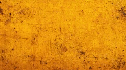 Grunge Golden Yellow Distressed Metal Texture Background