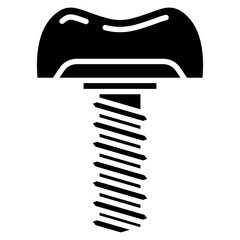 Dental Implant Icon