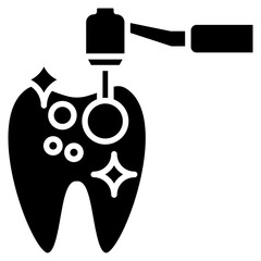 Tooth Cleaning Icon