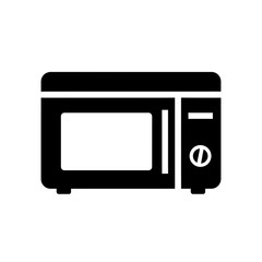 Obraz premium Simple Microwave Oven Icon.
