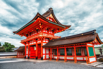Fototapeta premium Fushimi Inari Shrine Kyoto Japan.
