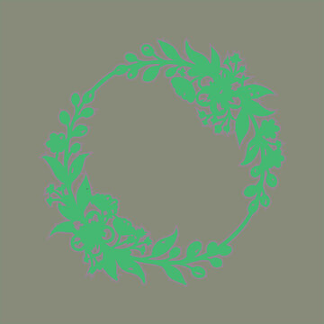 FLORAL WRETH VECTOR