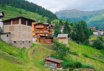 the village of Peio, Val di Peio, Trentino -Alto Adige, Italy