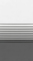 Obraz premium Flowing Black and White Abstract Motion Lines