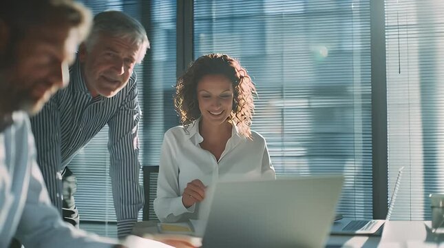 businessmen meeting brainstorming
