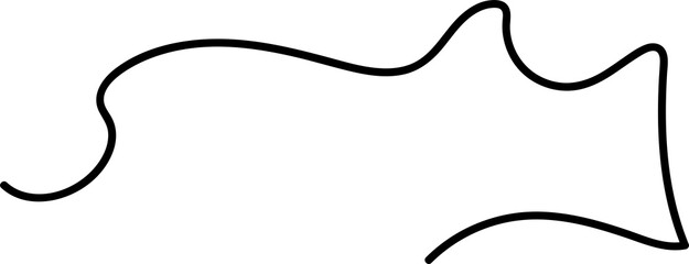 Fototapeta premium vector illustration of a silhouette 
