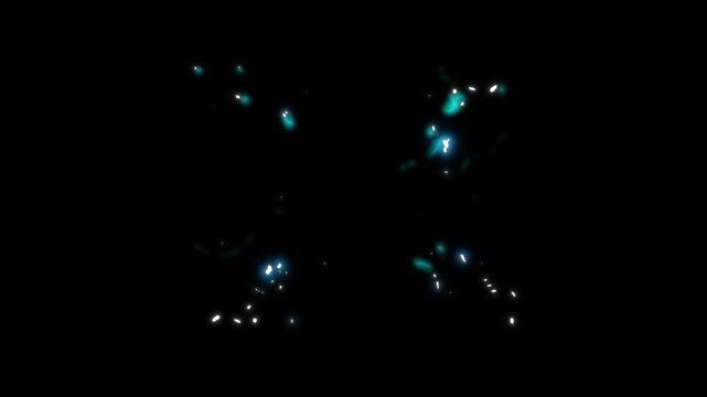 2D cartoon lightning FX on black screen featuring glowing electric bursts, thunderbolt flashes and dynamic comic energy explosions designed for high impact motion graphics and intros