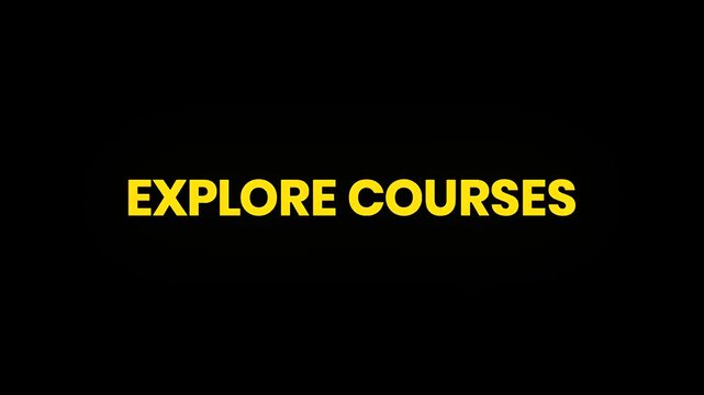 Explore Courses Cinematic Text Morphing Animation 4K &ndash; Education Platform and Training Program Promo