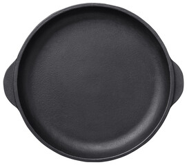 Cast iron frying pan,  isolated on transparent background