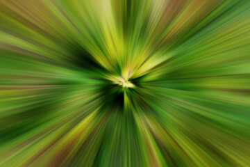 Obraz premium abstract green and yellow and brown laser and technology on color speed background, texture, namecard, brochure, template, banner, copy space