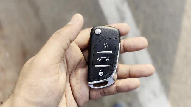 car key unlocking video in hd