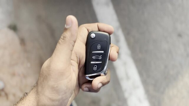 car key unlocking video in hd