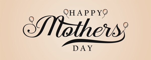 Happy Mother's Day vector art illustration, Best mom typography © Design Ashad
