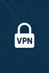 Advanced Virtual Private Network (VPN) Technology Depiction Showcasing Encrypted Tunneling, Secure Remote Access, Online Privacy Protection, Anonymity, and Cybersecurity Measures