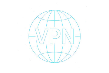 Advanced Virtual Private Network (VPN) Technology Depiction Showcasing Encrypted Tunneling, Secure Remote Access, Online Privacy Protection, Anonymity, and Cybersecurity Measures