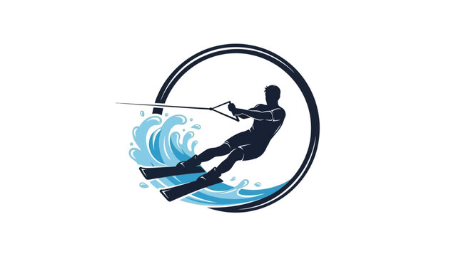 Man doing wakeboard tricks.