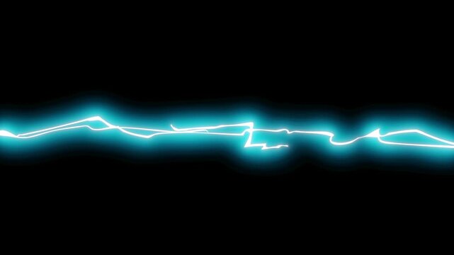 Flash FX Electric Energy Explosions, Hand Drawn Cartoon Sparks, Smoke and Fire Bursts, Lightning Thunder Boom Animation, Comic Style Effects on Black Screen Background in 4K