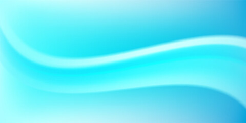 Blue waves with a fresh aroma. Waves showing a stream of clean fresh air. Vector illustration.