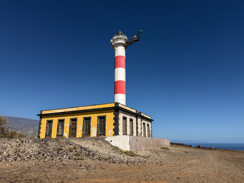 Faro de Punta de Abona en la costa sur de Tenerife