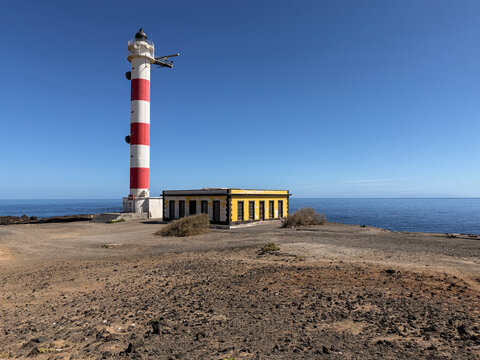 Faro de Punta de Abona en la costa sur de Tenerife
