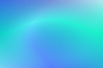 Smooth gradient shifting from blue to cyan with light grainy texture
