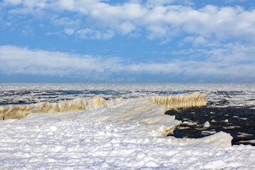 Eisszenerie vor Koserow