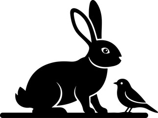 Obraz premium Easter Egg Basket SVG | Easter Basket with Eggs Clipart | Spring Holiday Cut File | Cricut Silhouette