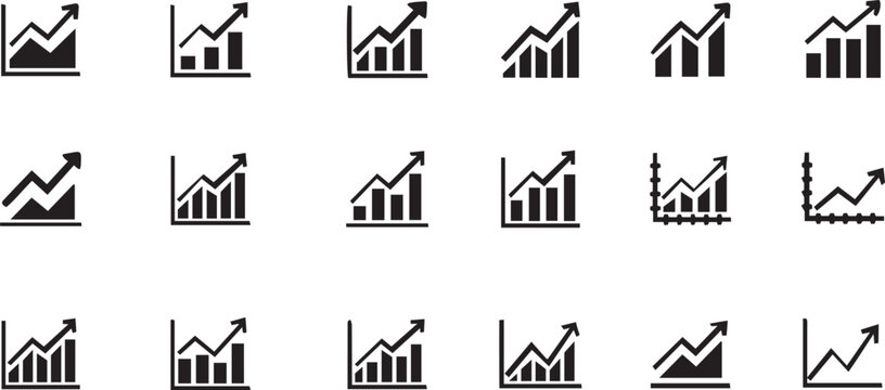 Comprehensive set of eighteen black checkmark icons with diverse styles including bold, thin, tapered, and hand-drawn ticks for task completion, verification, checkboxes, and mobile app UI design.