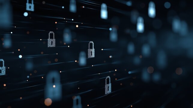 Understanding cybersecurity and protecting data channels with digital locks