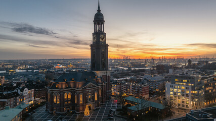 Christmas in the City of Hamburg Germany