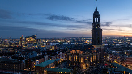 Christmas in the City of Hamburg Germany