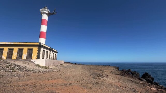 Paneo 180 grados desde el Faro de Abona hacia la costa, Tenerife
