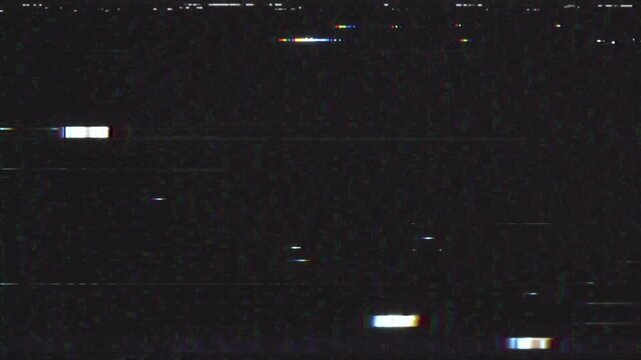 Noise Glitch Screen, Computer Hacked Network, Techno Transition Effect.
