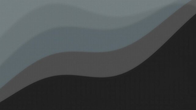 Abstract Wavy Layers of Dark Gray and Blueish Gray Background.