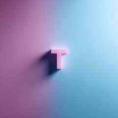 Obraz premium Transgender symbol on colorful gradient background, inclusion and gender identity concept