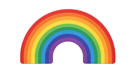 Obraz premium Rainbow arch graphic illustration isolated on transparent background Whisk ad41ef5e11ba364a059413f4