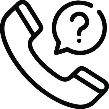 Unknown caller warning phone with question mark icon, symbolizing an unidentified or potentially risky incoming call.