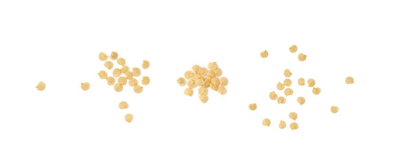 Paprika or red sweet pepper scattered seeds