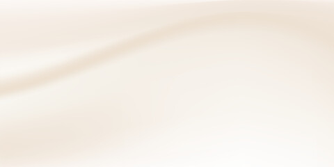 Horizontal neutral tones background. Light brown caramel blending color template with waves. Vector soft beige backdrop.