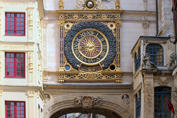 Obraz premium Astronomische Uhr in Rouen, Frankreich