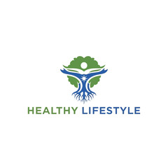 Fototapeta premium Embracing Healthy Lifestyle Concepts with Nature Elements