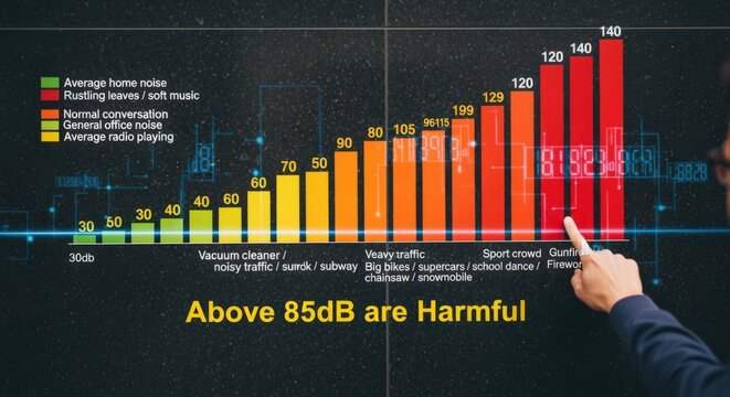 Noise Level Comparison Chart: Understanding Decibel Levels and Potential Hearing Damage from Everyday Sounds