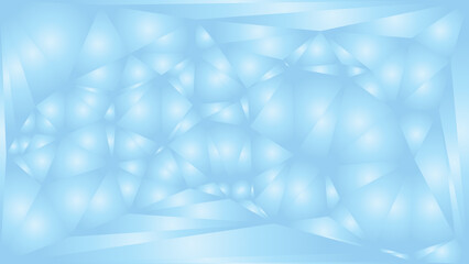 Stunning light blue geometric background with abstract shapes