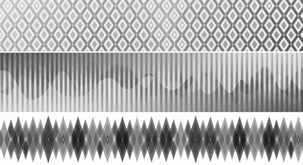 Black and White Geometric Patterns, Abstract Backgrounds, Modern Designs