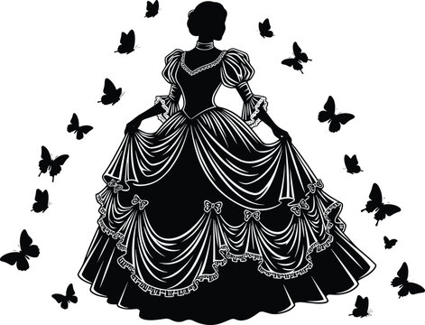 Elegant Lady Silhouette" Images  Browse 199 Stock Photos, Vectors, and  Video | Adobe Stock