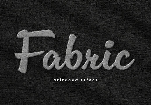 Script Stitched Text Effect