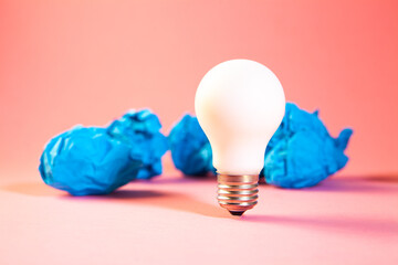 light bulbs in the form of a heart.