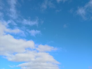 Obraz premium blue sky with clouds