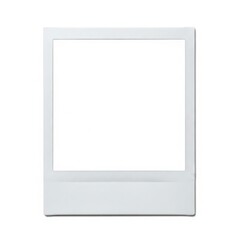 Fototapeta premium Minimalist white picture frame with empty space for display